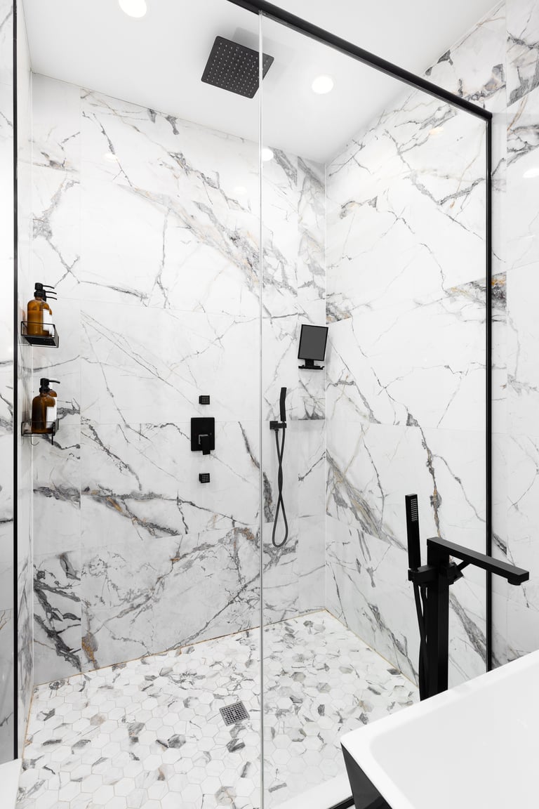 Modern luxury bathroom upgrade